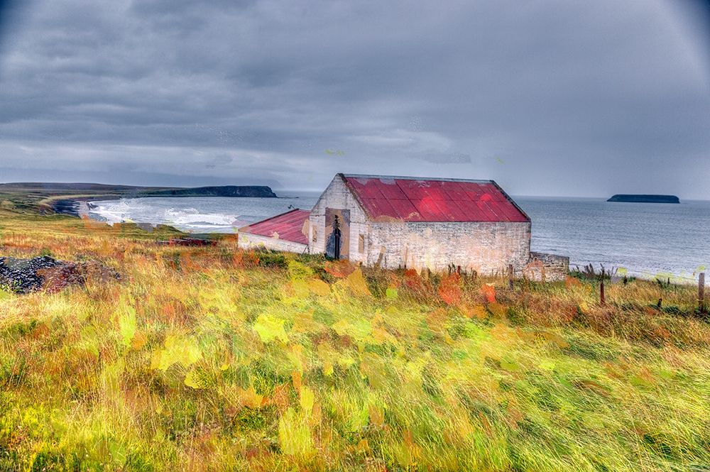 Oceanside Farmhouse art print by Ronald Bolokofsky for $57.95 CAD
