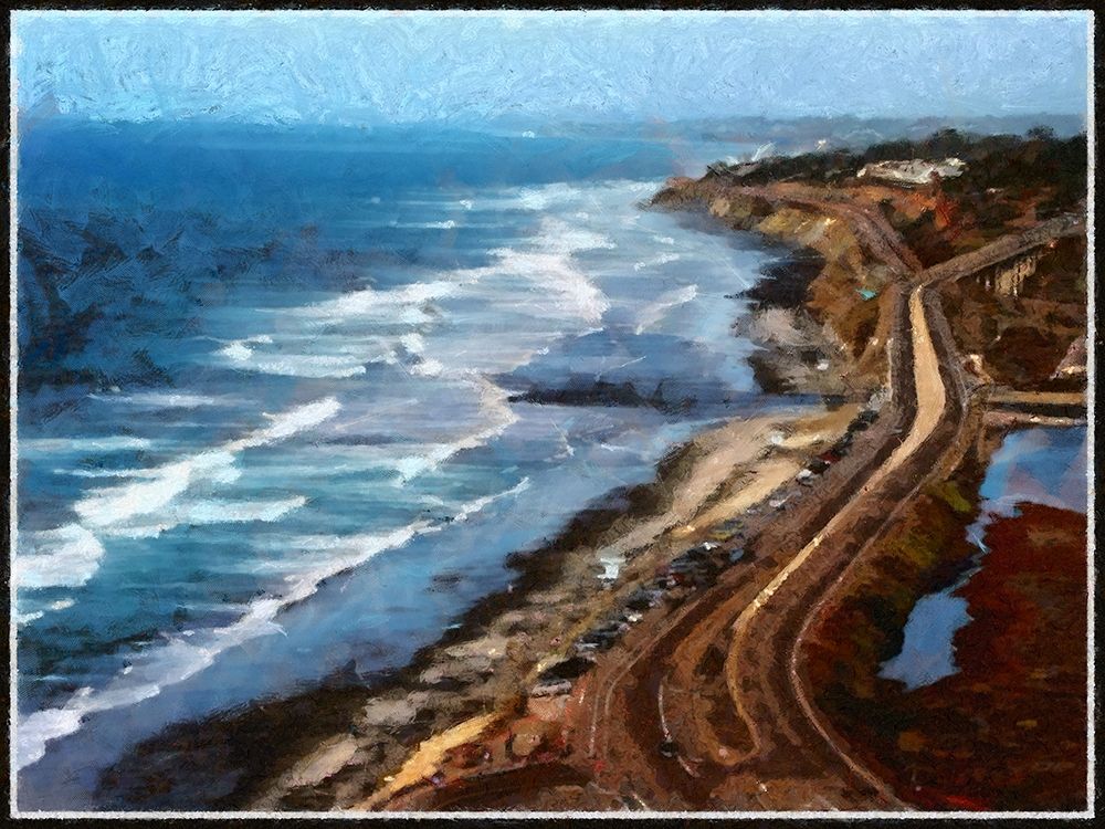 Pacific Coast Highway art print by Ronald Bolokofsky for $57.95 CAD