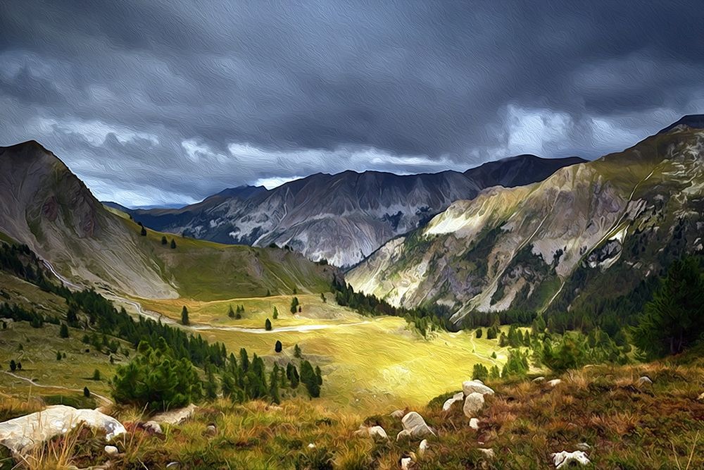 Queyras French Alps art print by Ronald Bolokofsky for $57.95 CAD