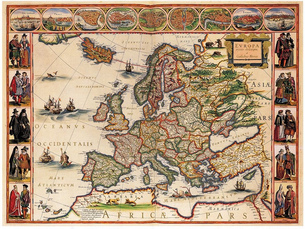Blaeuw Europa Atlas art print by Blaeuw for $57.95 CAD