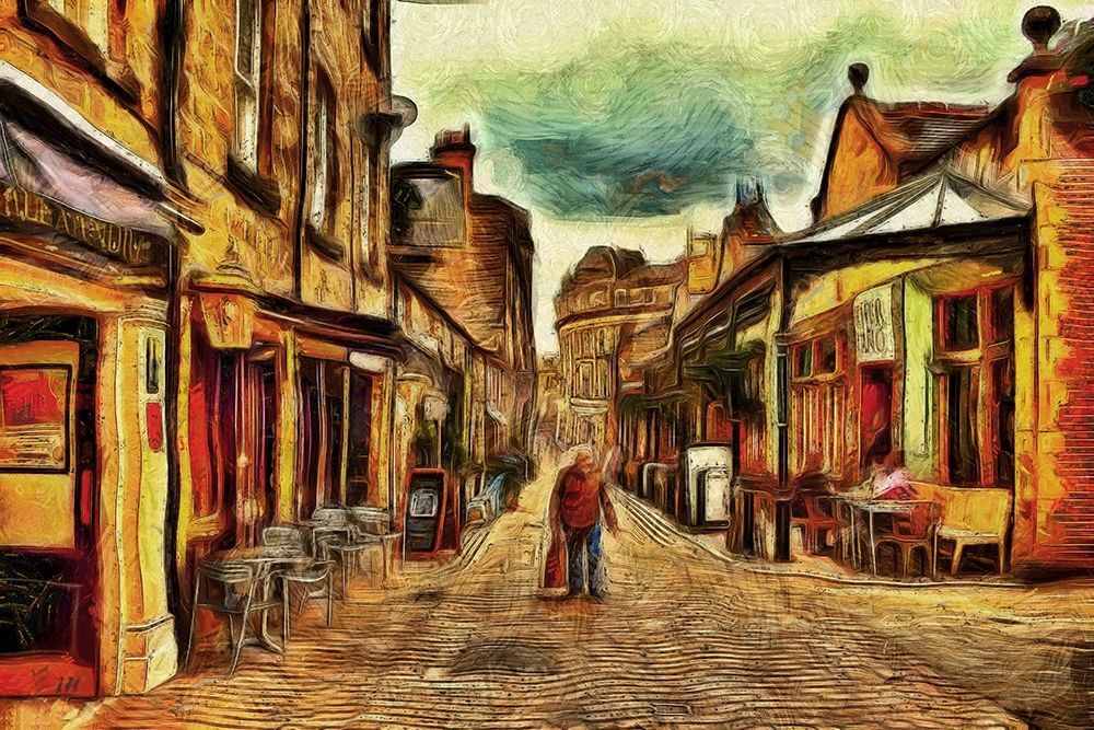 English Cafe art print by Ronald Bolokofsky for $57.95 CAD