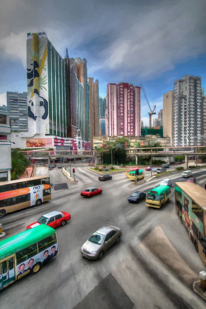 Hong Kong Traffic I art print by Ronald Bolokofsky for $57.95 CAD