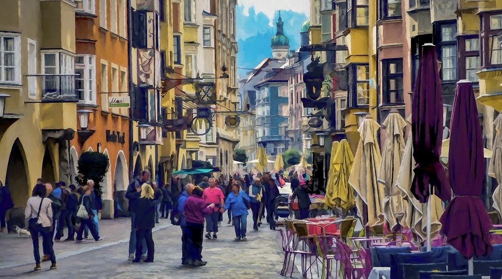 Innsbruck street art print by Ronald Bolokofsky for $57.95 CAD