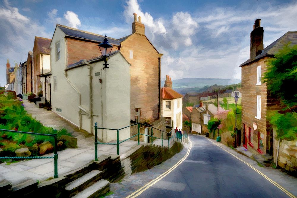 Robin Hoods Bay II art print by Ronald Bolokofsky for $57.95 CAD