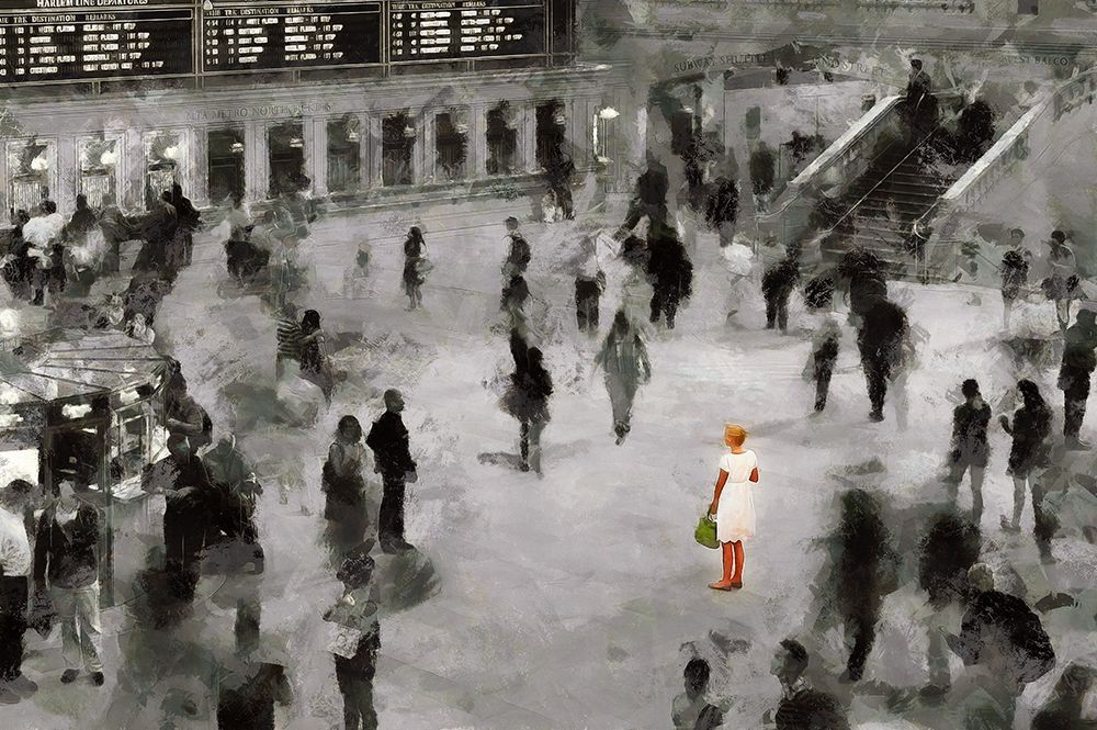 Standing Out In a Crowd art print by Ronald Bolokofsky for $57.95 CAD