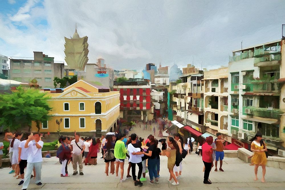 Streets of Macau art print by Ronald Bolokofsky for $57.95 CAD