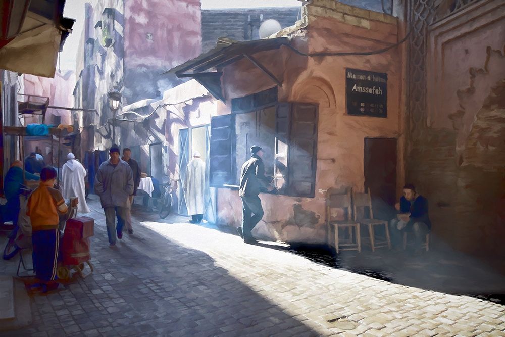 Streets of Marrakech art print by Ronald Bolokofsky for $57.95 CAD