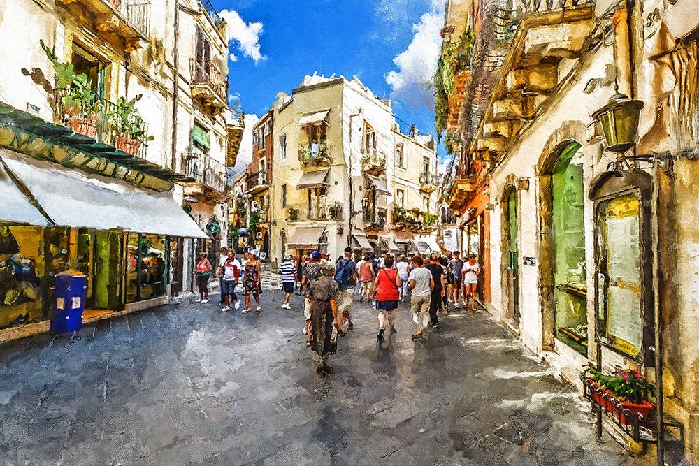 Taormina Sicily art print by Ronald Bolokofsky for $57.95 CAD