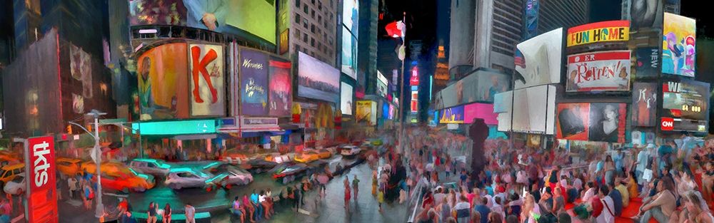 Times Square Revival art print by Ronald Bolokofsky for $57.95 CAD
