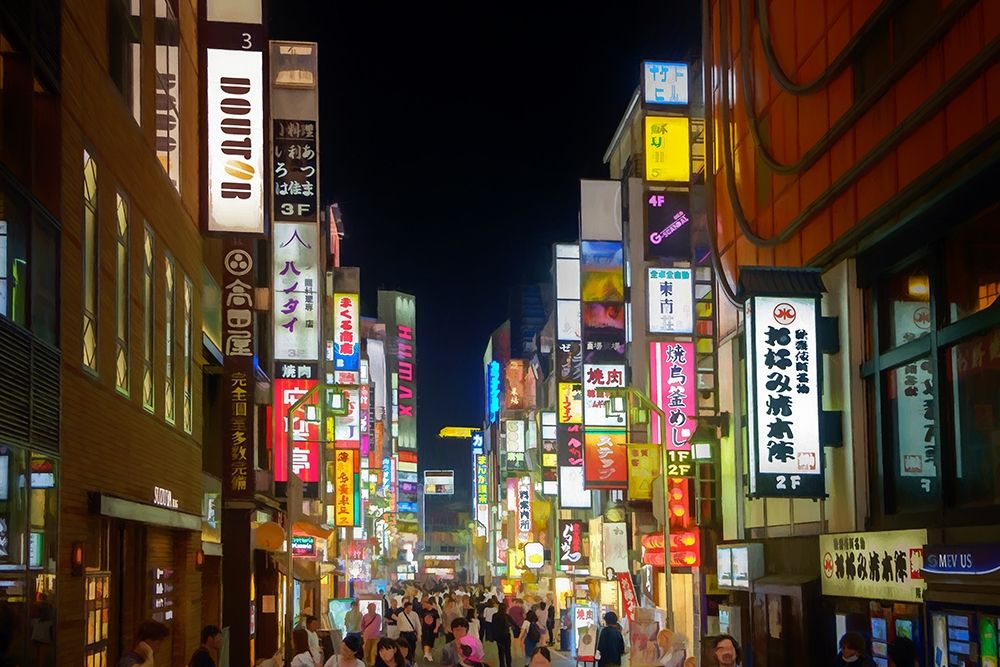 Tokyo art print by Ronald Bolokofsky for $57.95 CAD