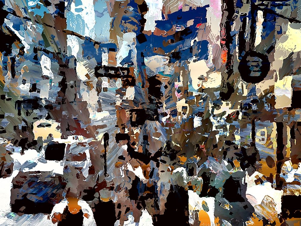 Urban Congestion art print by Ronald Bolokofsky for $57.95 CAD