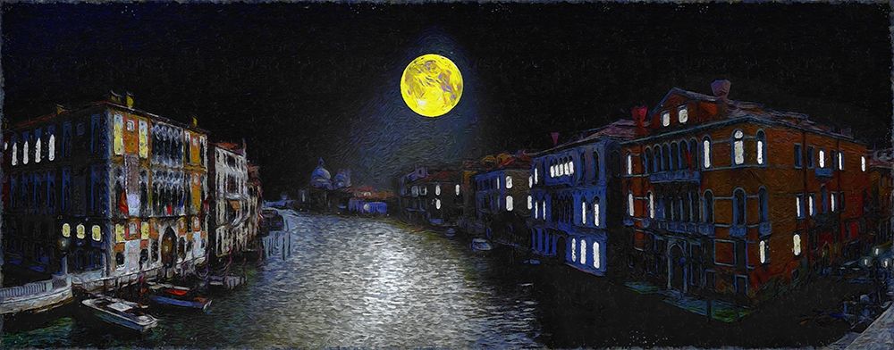 Venice Moon art print by Ronald Bolokofsky for $57.95 CAD