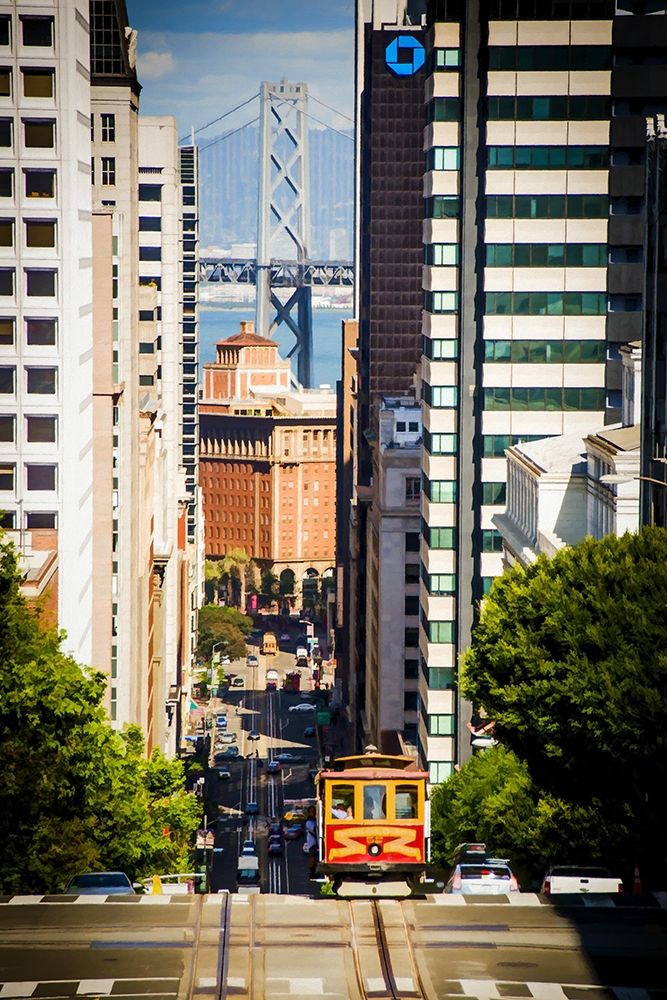 View Down Van Ness art print by Ronald Bolokofsky for $57.95 CAD