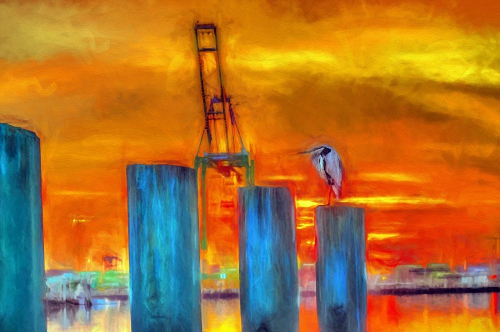 Harbor Sunset art print by Ronald Bolokofsky for $57.95 CAD