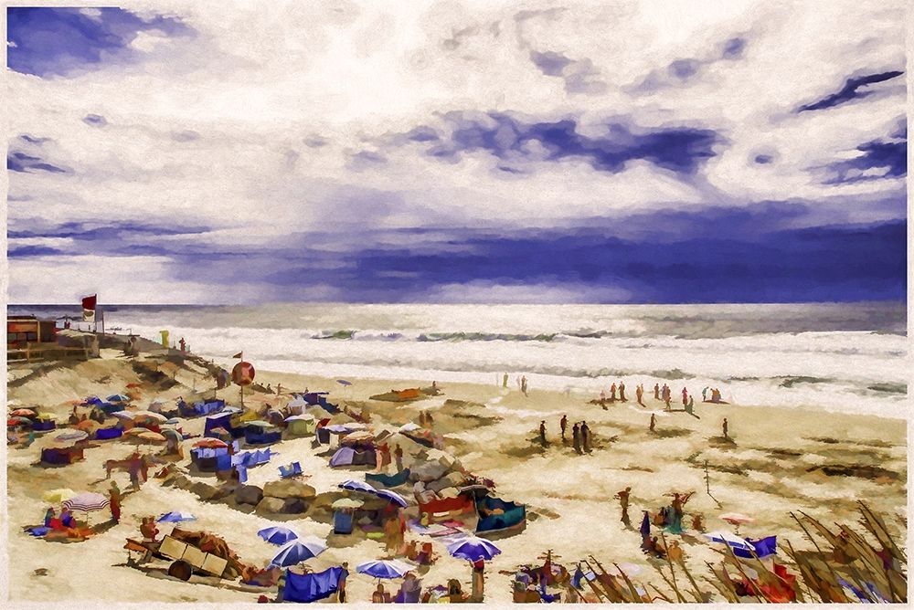 Fun At the Beach I art print by Ronald Bolokofsky for $57.95 CAD