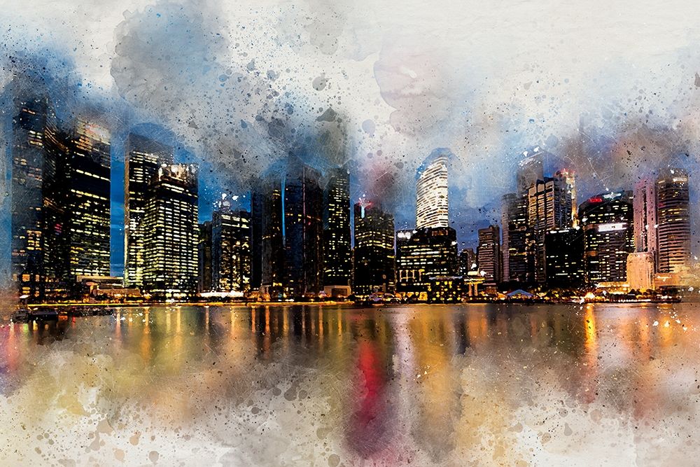 Marina Bay II art print by Ronald Bolokofsky for $57.95 CAD