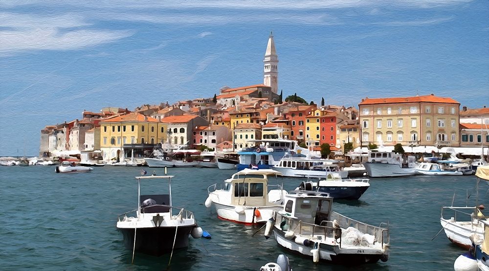 Mediterranean Port art print by Ronald Bolokofsky for $57.95 CAD