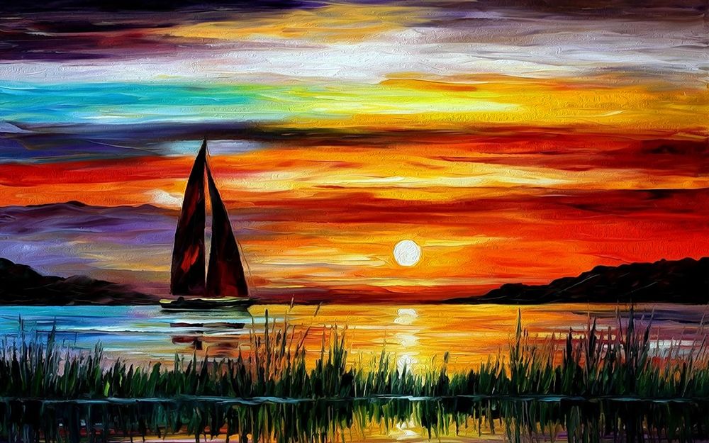 Peaceful Sunset art print by Ronald Bolokofsky for $57.95 CAD