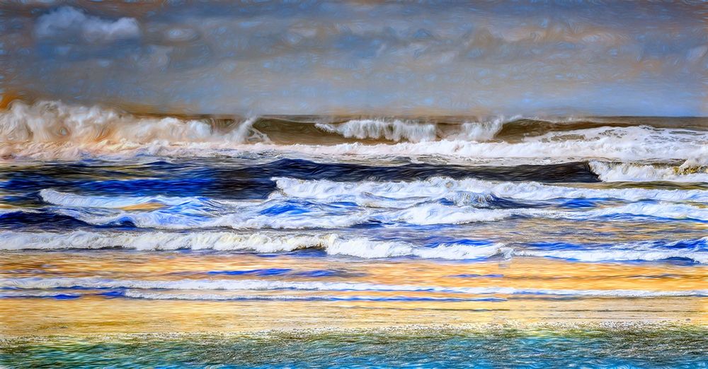 Rushing Waves I art print by Ronald Bolokofsky for $57.95 CAD