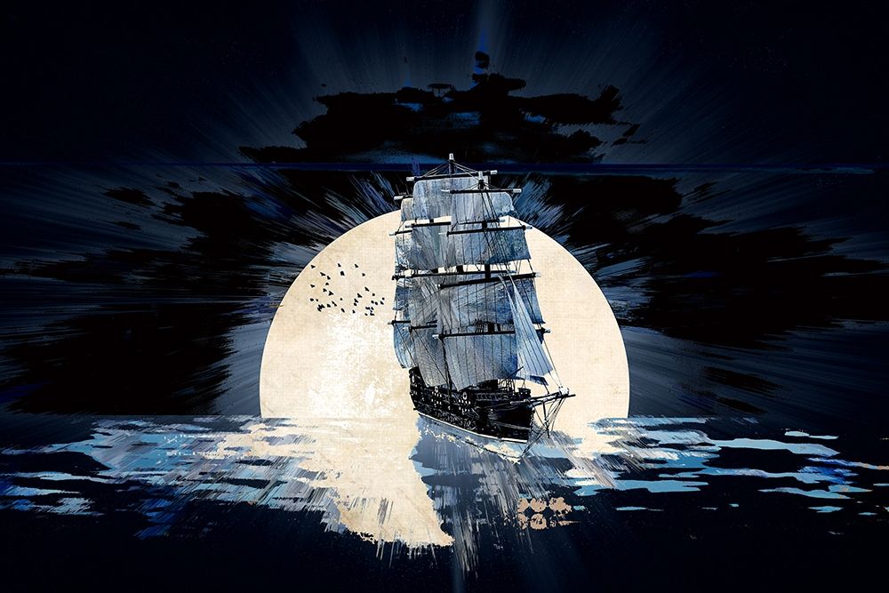 Sailing Into the Night art print by Ronald Bolokofsky for $57.95 CAD