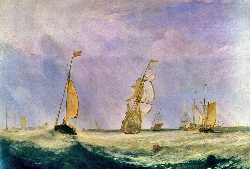 Sailing the Choppy Seas art print by Ronald Bolokofsky for $57.95 CAD