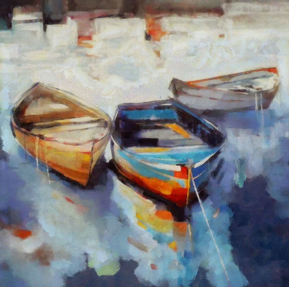 Three Boats art print by Ronald Bolokofsky for $57.95 CAD
