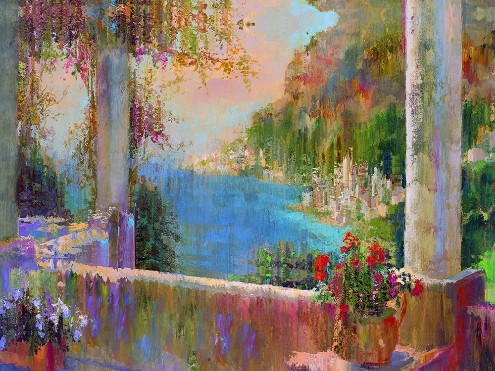 Mediterranean View art print by Ronald Bolokofsky for $57.95 CAD