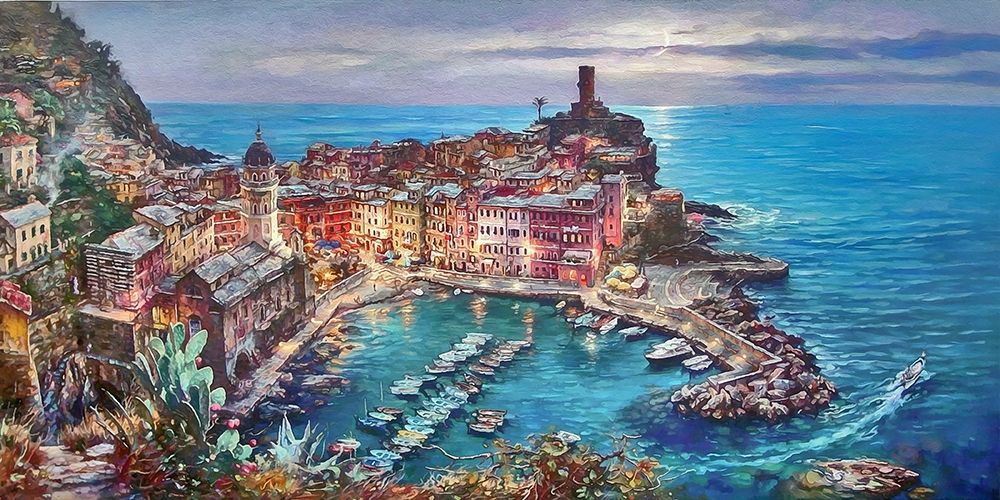 Vernazza View art print by Ronald Bolokofsky for $57.95 CAD
