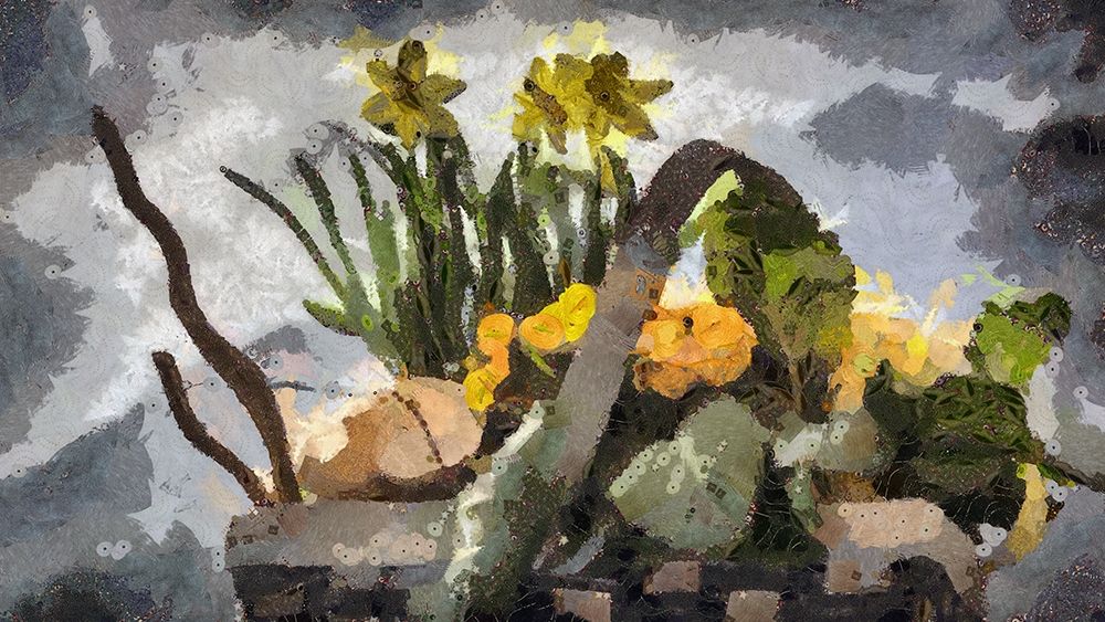 Flower Basket V art print by Ronald Bolokofsky for $57.95 CAD