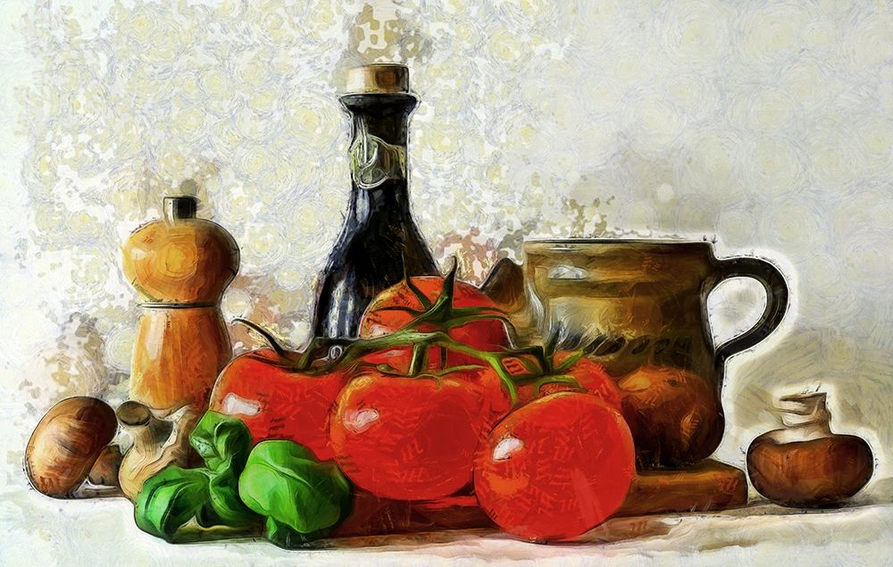 Vegitable Still Life art print by Ronald Bolokofsky for $57.95 CAD