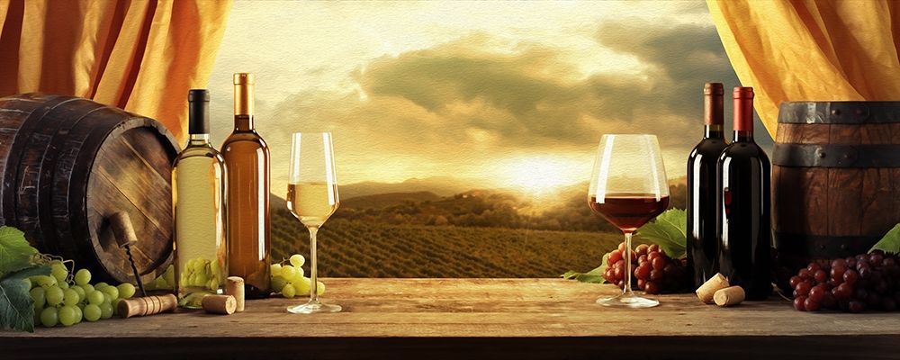 White and Red Wines of Tuscany art print by Ronald Bolokofsky for $57.95 CAD