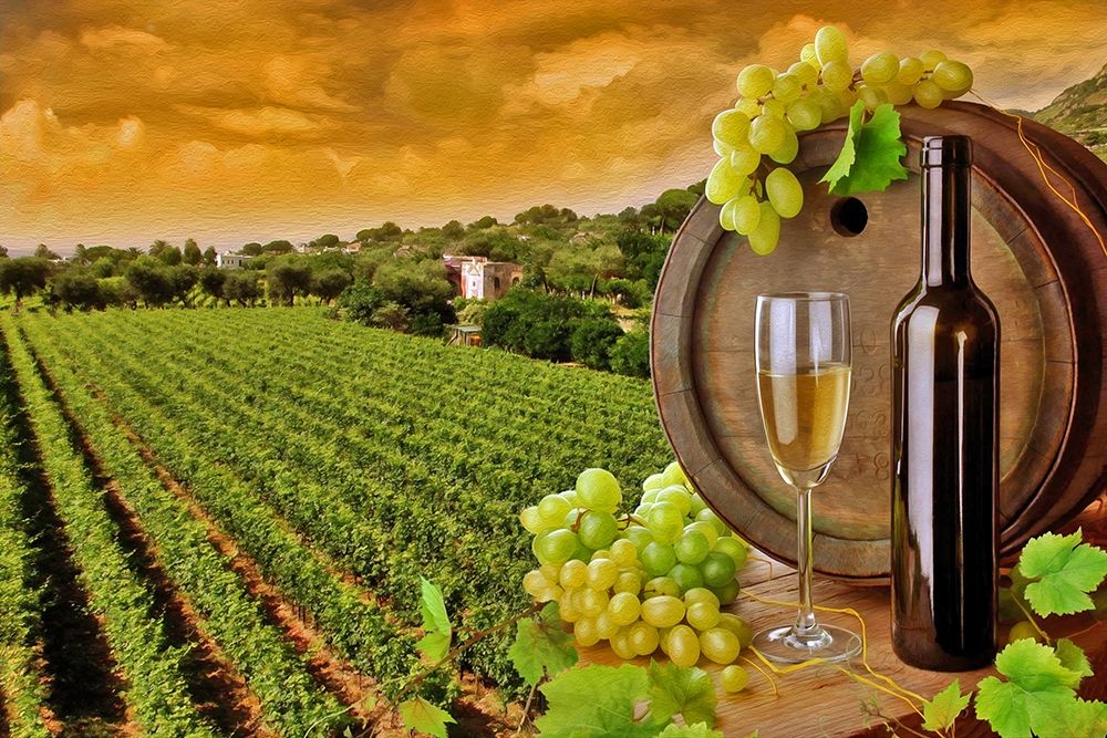 Tuscan Wine art print by Ronald Bolokofsky for $57.95 CAD