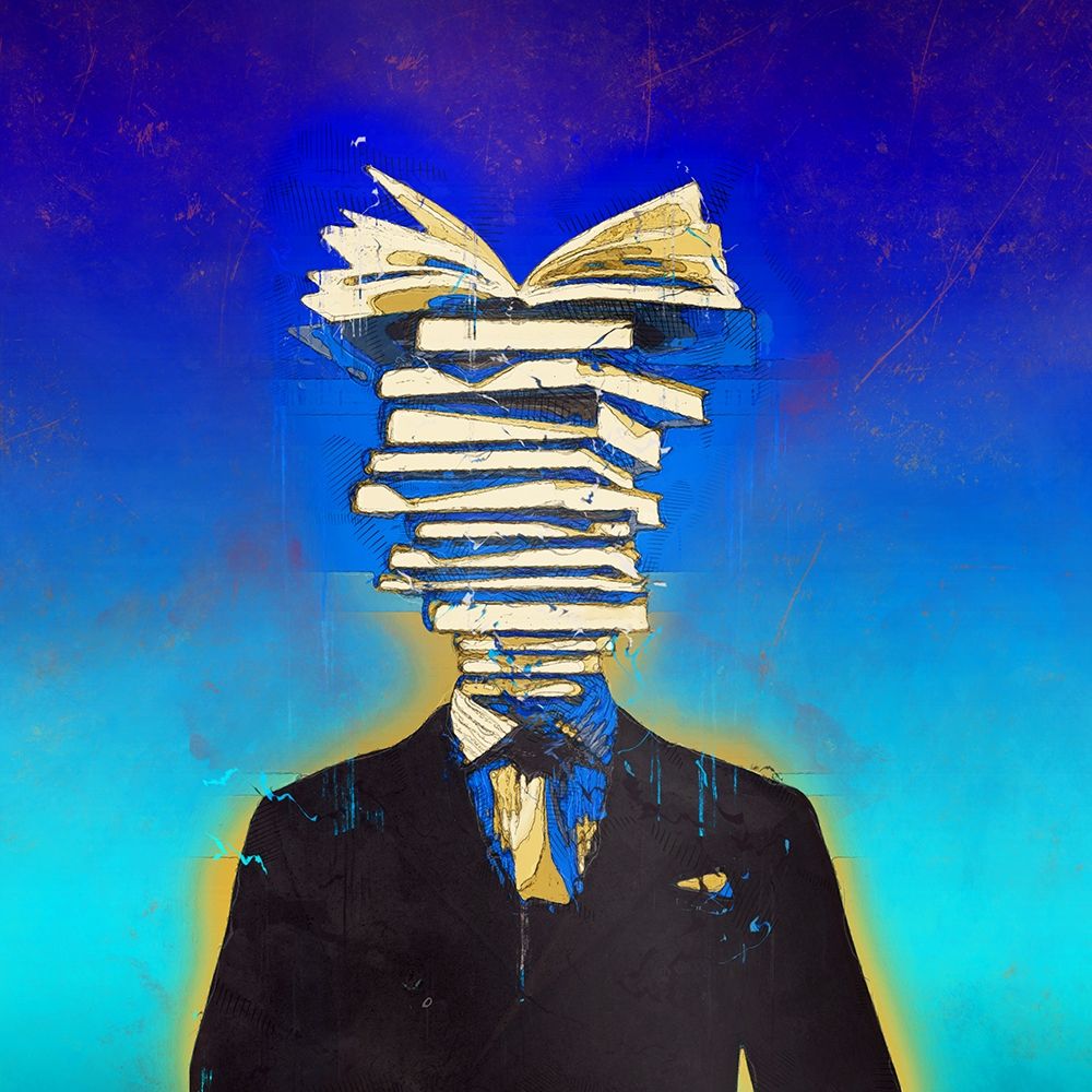 Book Smart art print by Ronald Bolokofsky for $57.95 CAD