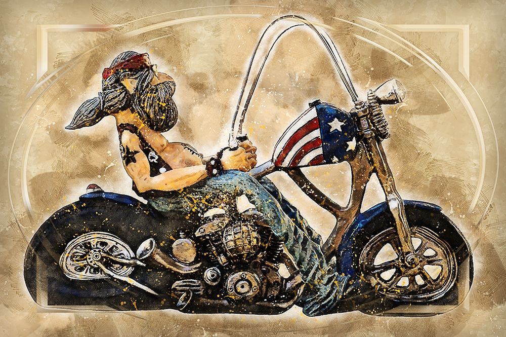 Easy Rider art print by Ronald Bolokofsky for $57.95 CAD