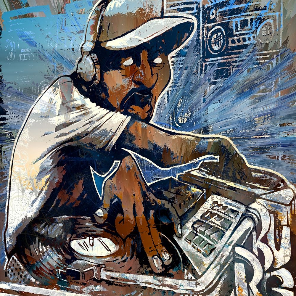 Hey Mr DJ art print by Ronald Bolokofsky for $57.95 CAD