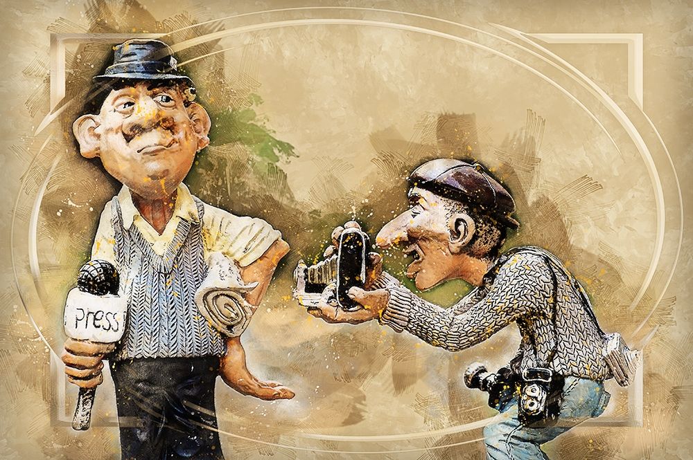 Meet the Press Retro art print by Ronald Bolokofsky for $57.95 CAD