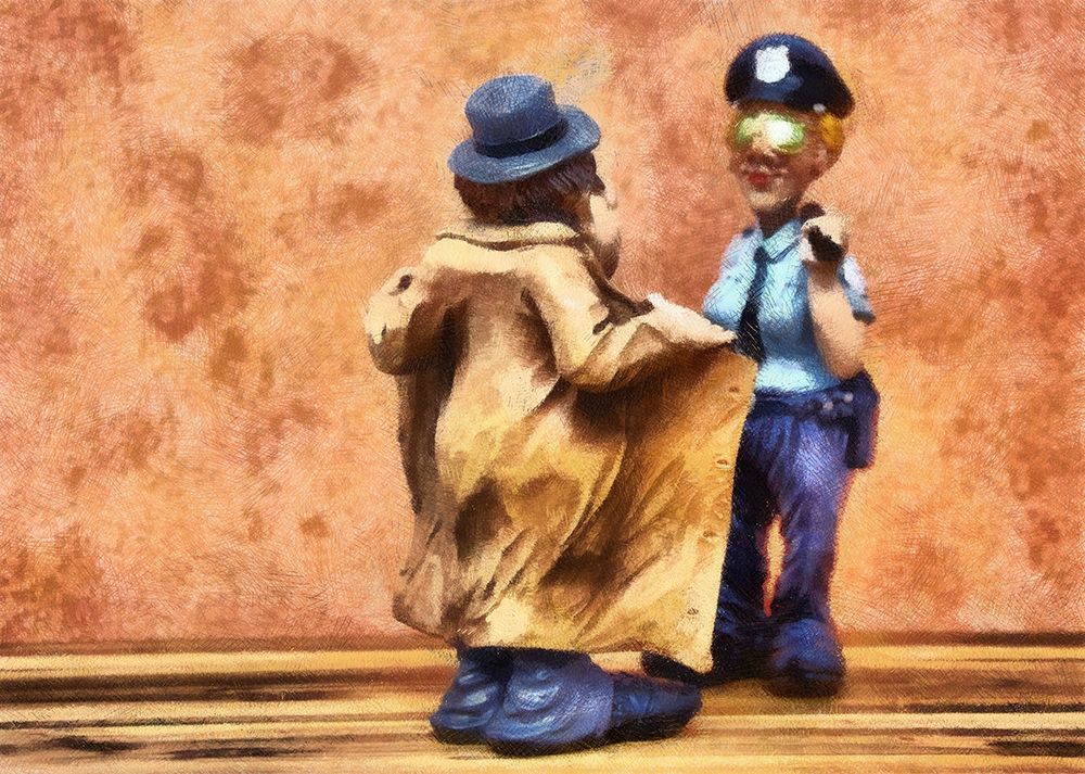 The Flasher art print by Ronald Bolokofsky for $57.95 CAD