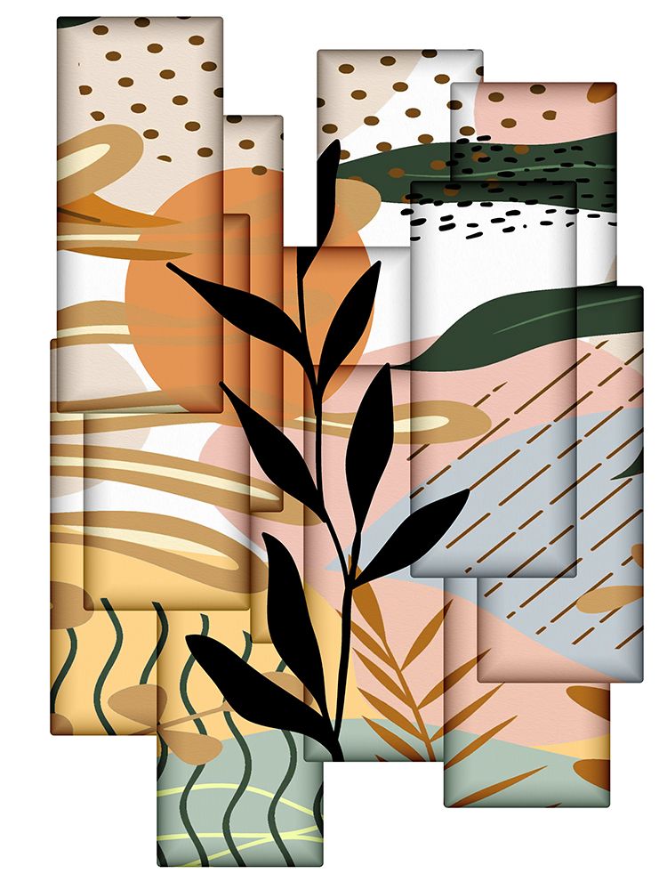 Abstract Collage 334 art print by Ronald Bolokofsky for $57.95 CAD