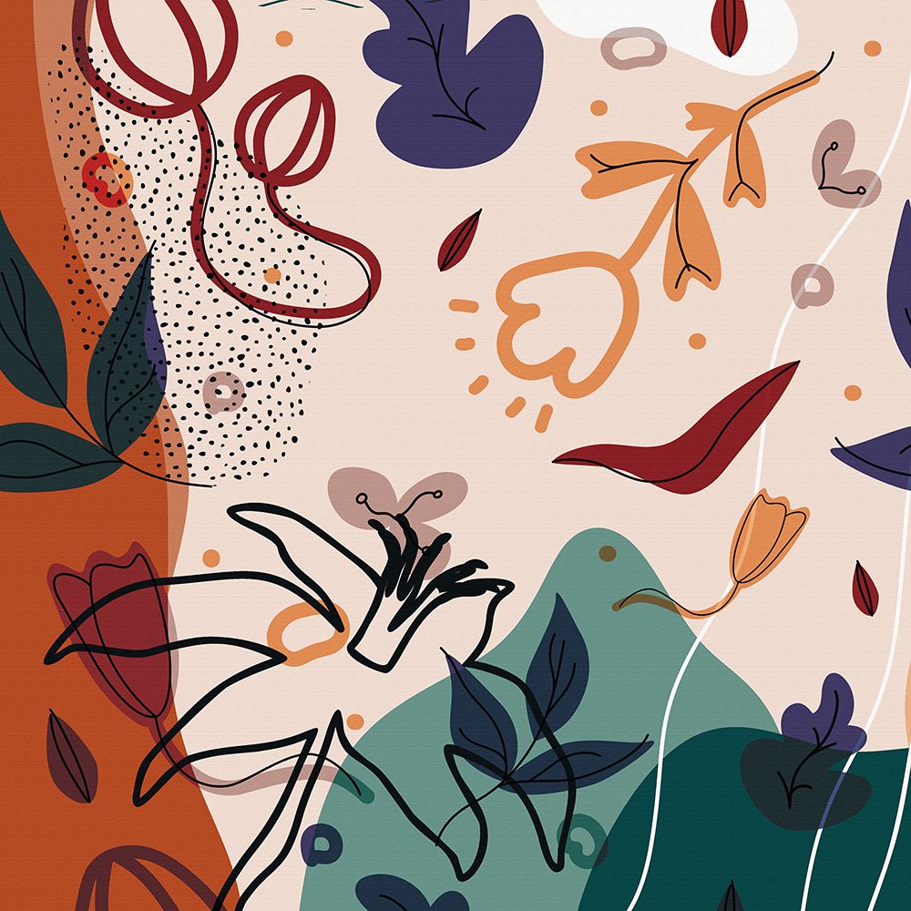 Abstract Flowers 153 art print by Ronald Bolokofsky for $57.95 CAD