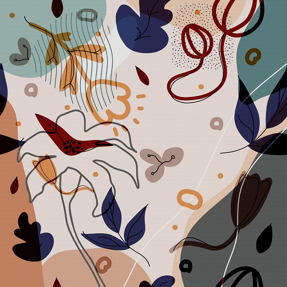 Abstract Flowers 154 art print by Ronald Bolokofsky for $57.95 CAD