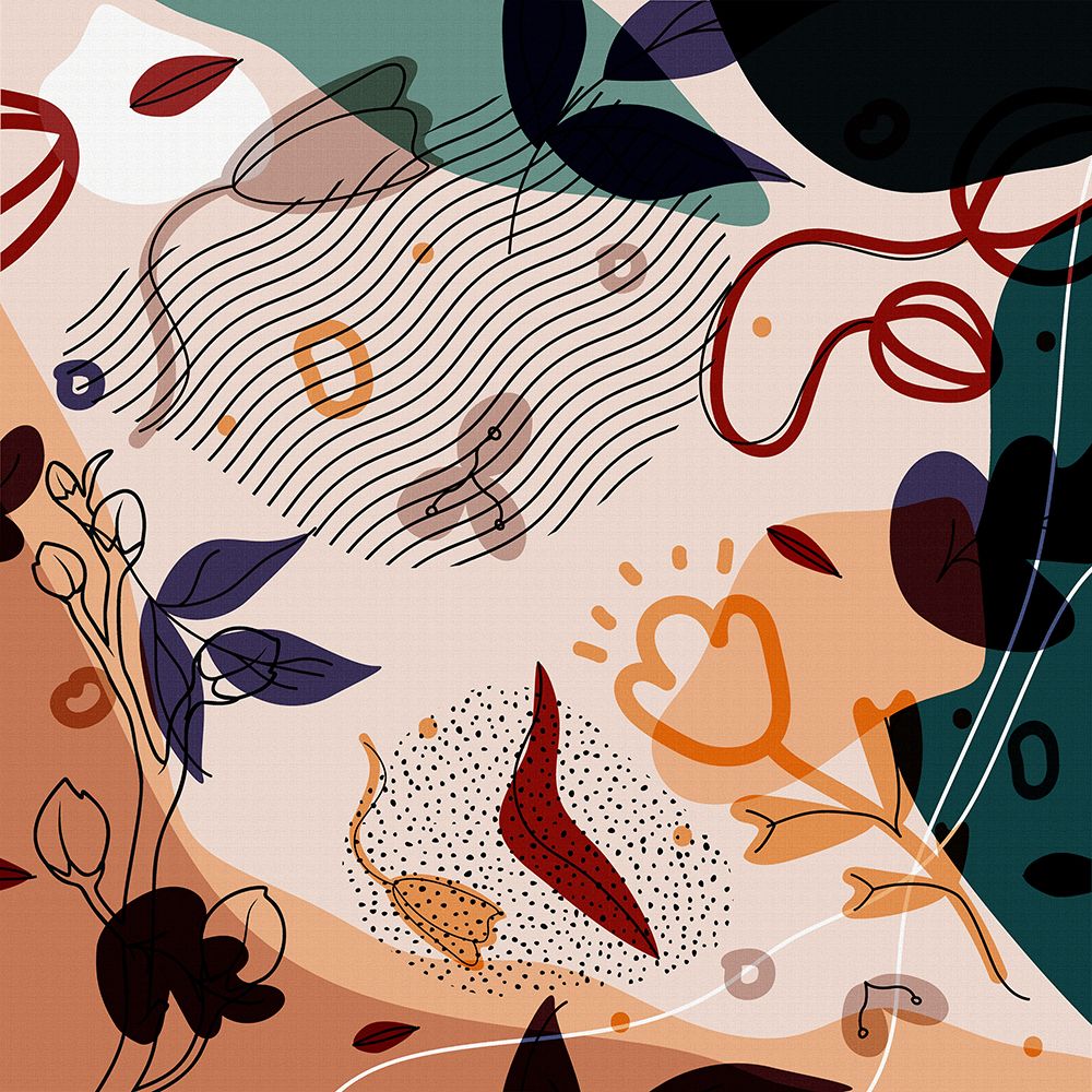 Abstract Flowers 155 art print by Ronald Bolokofsky for $57.95 CAD