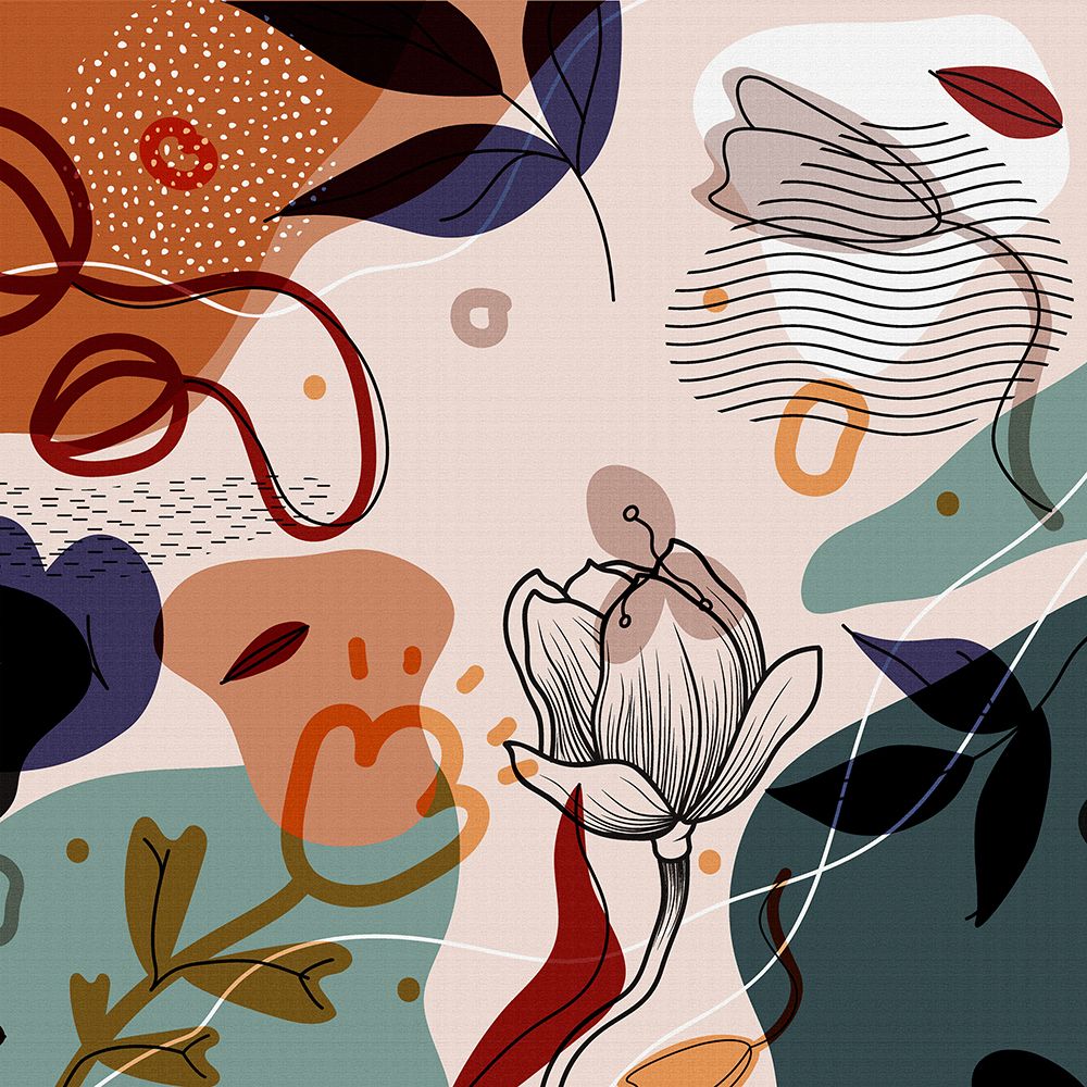 Abstract Flowers 156 art print by Ronald Bolokofsky for $57.95 CAD
