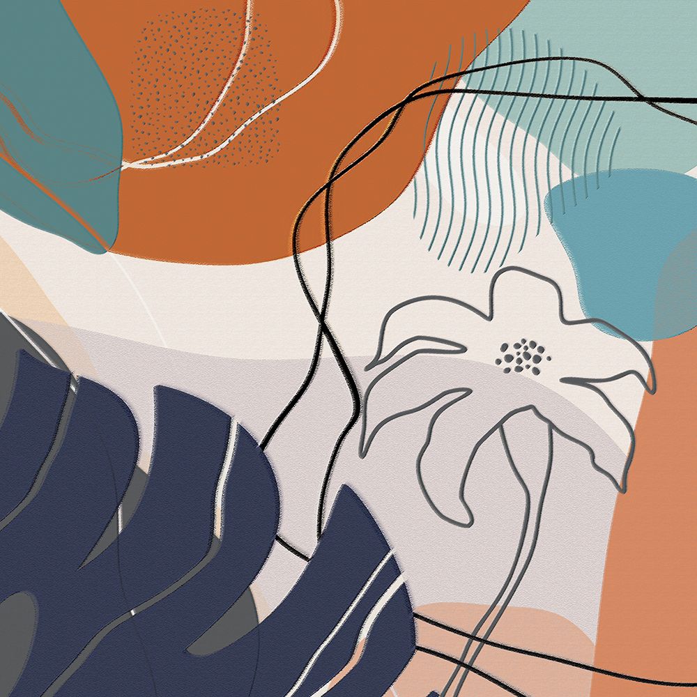 Abstract Flowers 254 art print by Ronald Bolokofsky for $57.95 CAD