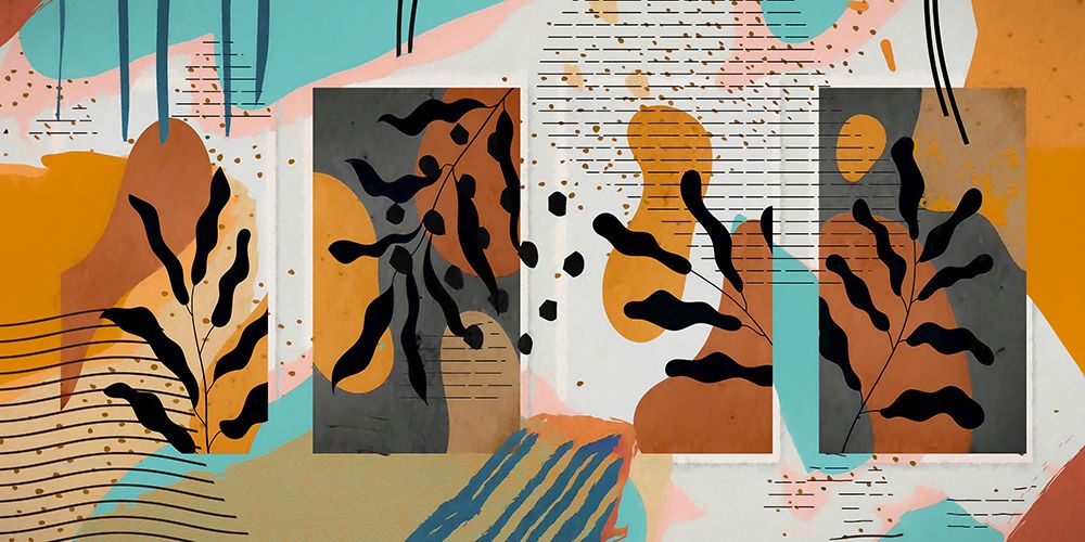Abstract Garden Silhouette 75 art print by Ronald Bolokofsky for $57.95 CAD