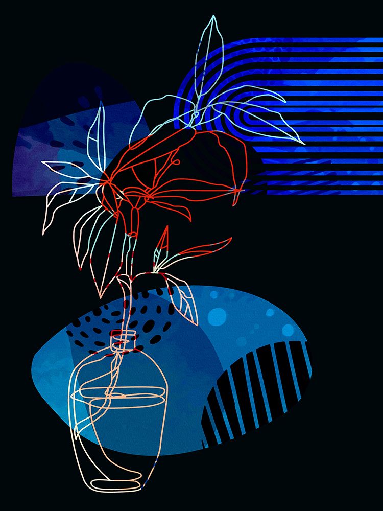 Abstract Plant 831 art print by Ronald Bolokofsky for $57.95 CAD