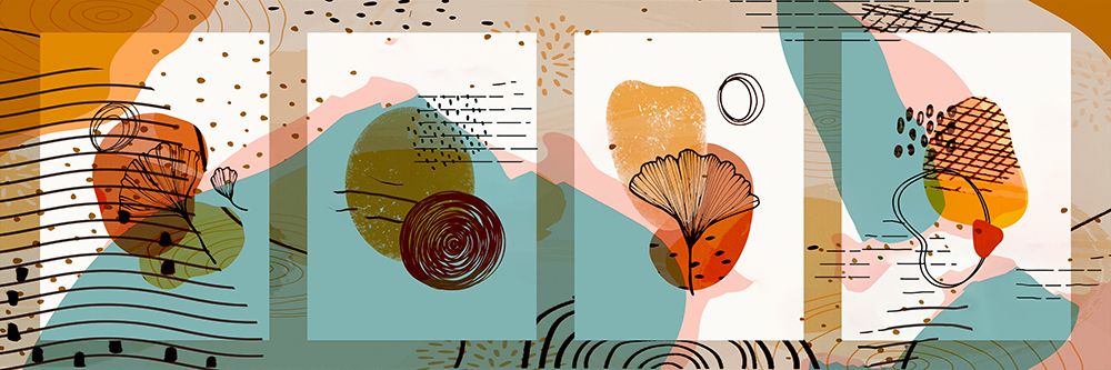 Abstract Shapes 700 art print by Ronald Bolokofsky for $57.95 CAD