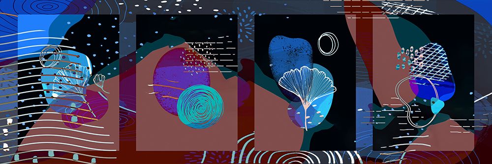 Abstract Shapes 701 art print by Ronald Bolokofsky for $57.95 CAD
