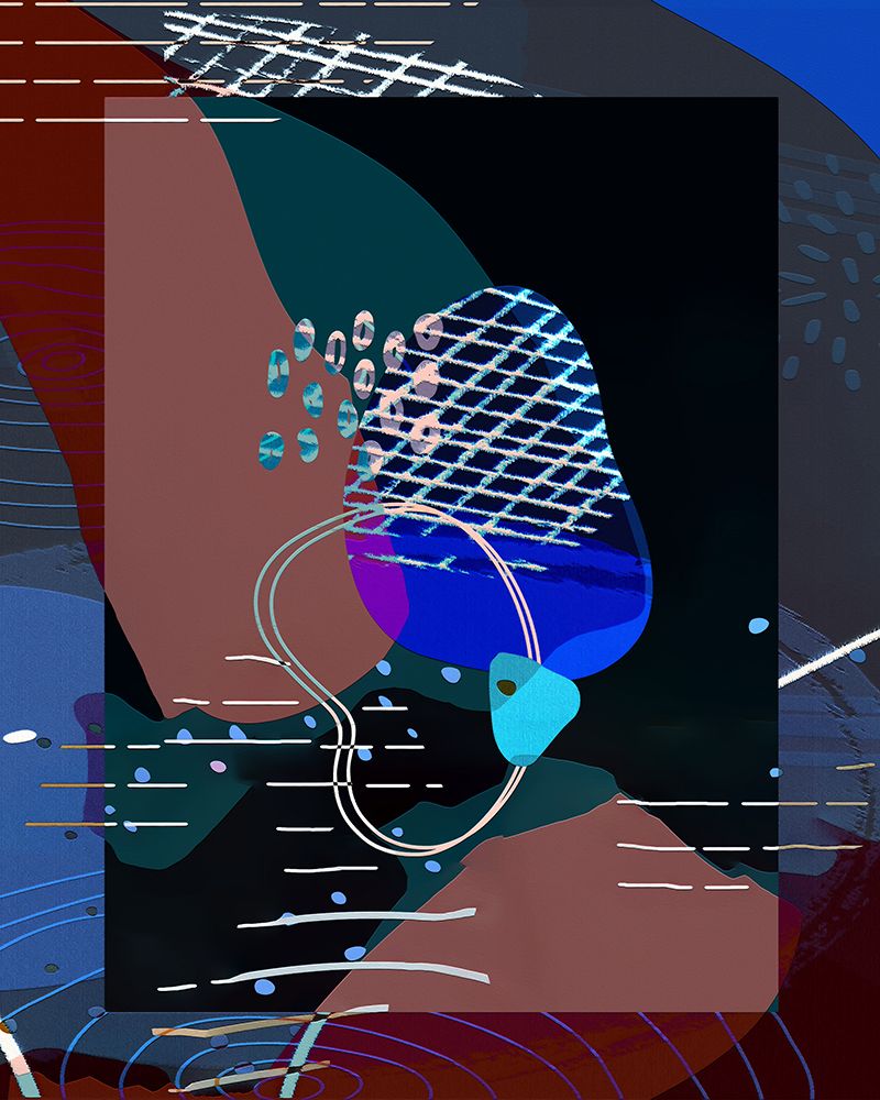 Abstract Shapes 701D art print by Ronald Bolokofsky for $57.95 CAD