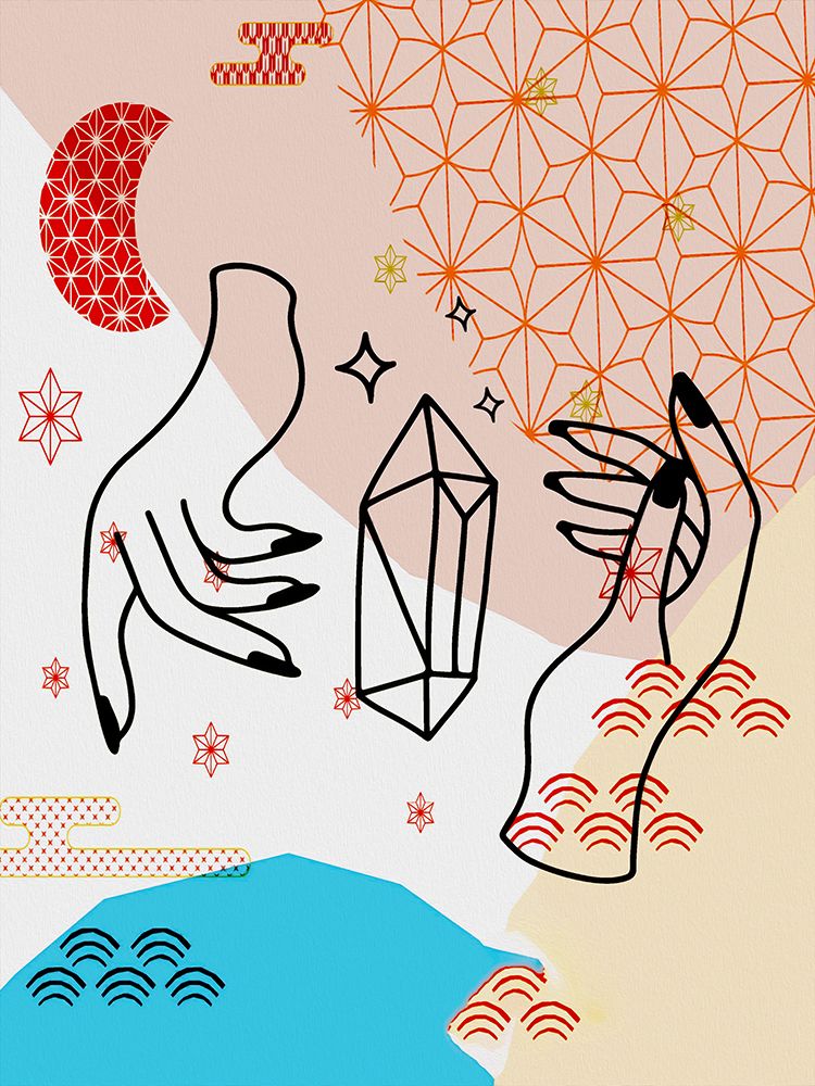 Boho Chrystal art print by Ronald Bolokofsky for $57.95 CAD