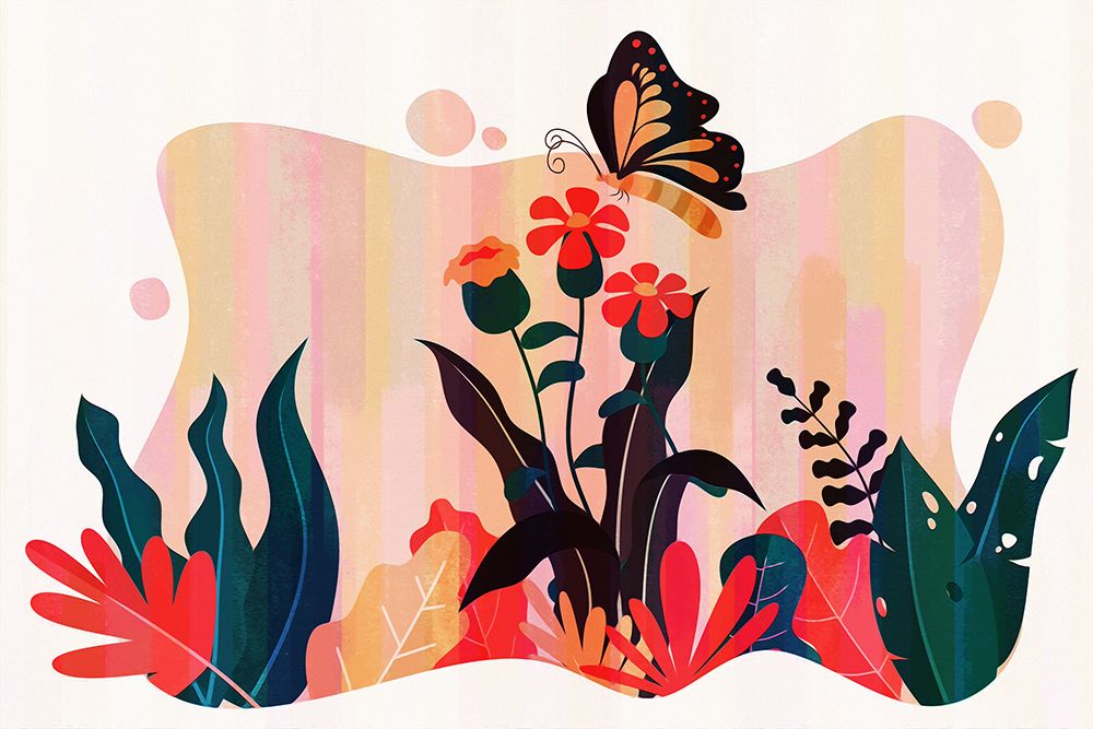 Boho Garden 22 art print by Ronald Bolokofsky for $57.95 CAD